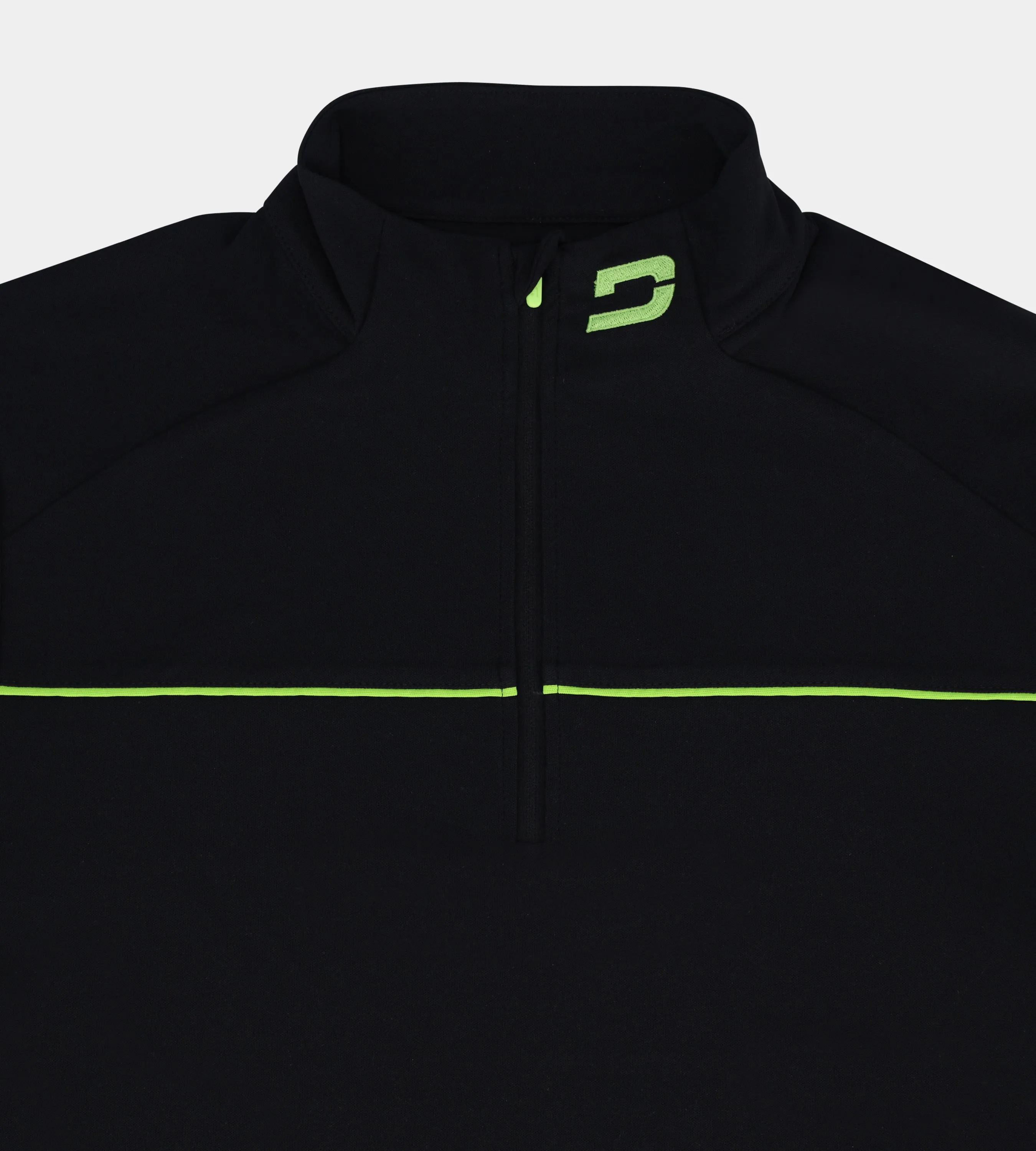 KIDS PIQUE MIDLAYER - BLACK
